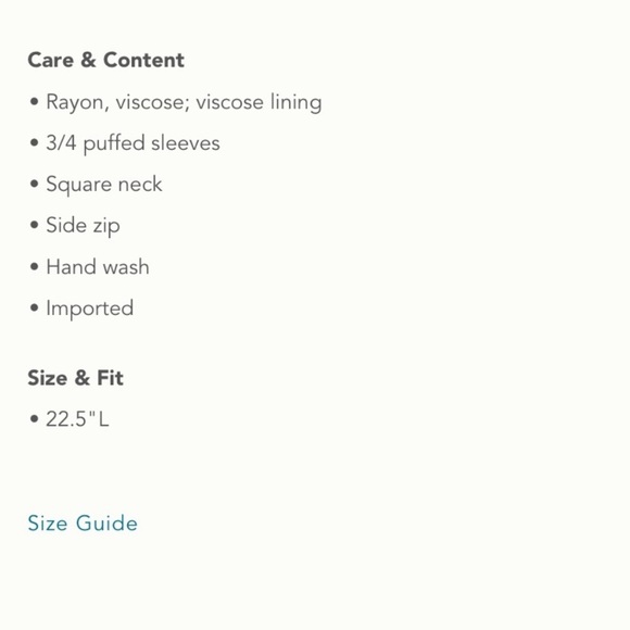 Anthropologie NWT Farm Rio Printed Puff - Sleeved
Blouse Size XS. But - Picture 7 of 10